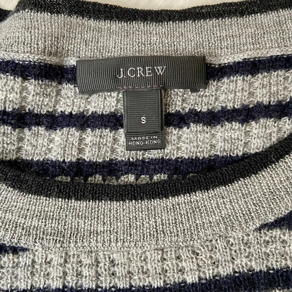 J. Crew Striped Wool Sweater Size Small